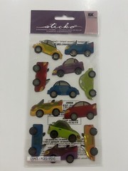 Lot of 4 – Sticko BOY / TRANSPORTATION Scrapbooking Stickers NEW (S013)