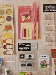 Assorted Scrapbooking Craft Bundle- Brads And Metal Tags