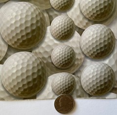 GOLF BALLS Card-Stock Stickers (19pc)Scrappin’Sports•Tee•Game •PGA Tour•Clubs•
