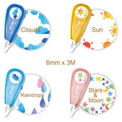 Wrapables Novelty Sticker Machine Pens, Decorative DIY Stationery Supplies