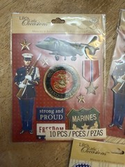 Marine Corps Stickers 3D Stickers Life’s Little Occasions Marines Sticker Medley