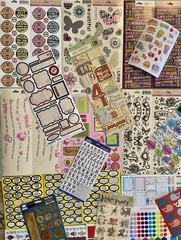 HUGE Lot of Words, Phrases, Etc THOUSANDS of Stickers! Jolee’s, Sticko Etc #4
