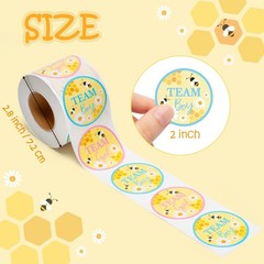 500Pcs Bumble Bee Gender Reveal Stickers Little Honey Bee Party Supplies Favo…