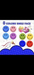 40 PCs 1 Inch Round Happy Smile Face Stickers Scrapbooking Crafts Envelope Seals