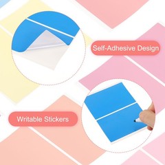 120 Sheet Blue Label Stickers 3 x 2 Inch Rectangle Coding Labels for Office