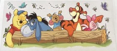 UV dtf Disney Winnie the Pooh Scrapbooking Sticker Pooh Eeyore Tigger Piglet