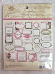 ANNA GRIFFIN «CAMILLA COLLECTION» Embellish & Tags Lot/2 Sets 49 Pcs New (PA30)