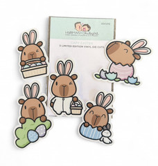 Hubman & Chubgirl Easter Limited Edition Multicolor Vinyl Die Cuts
