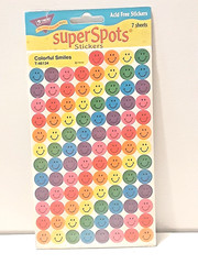 Vintage Lot of 5 New Sealed 1998 Trend Super spots Stickers