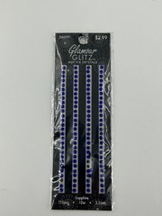 Glamour Glitz Hot Fix Crystals Rhinestones Sapphire 3.5mm 12ss 112 Pcs Heat-Set