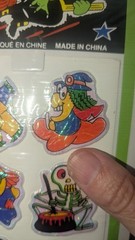 Vintage Halloween 3 dimensional Puffy Stickers Sparkly Effect Lot 2 Packs China