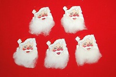 Christmas Pins and Stickers Vintage Assortment Lot of 11 X1064