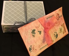 OOAK Junk journal + 1 Signature + Ephemera Box W Lace, Beads Handmade Pieces