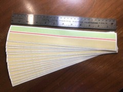 10 Mrs Grossmans Vellum Deckle Lines Border Stickers Shapes Graphic Frame