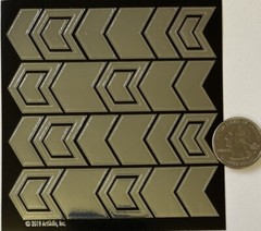 MODERN METALLICS PATTERN Stickers set(155pc)Artskills •Shapes•Foil•Card making•