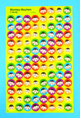 Trend Monkey Mayhem Sticker Sheet