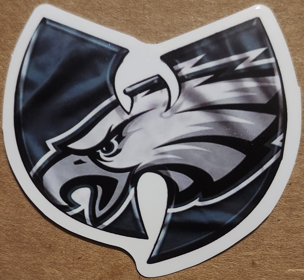 Philadelphia Eagles Wu-Tang Clan die-cut decal sticker
