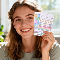 Planner Stickers Pack – 1300+ Unique Planner Stickers on 28 Sheets, The Ultim…