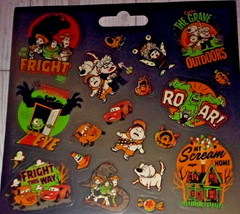 Disney Pixar Movies Halloween Scary Sticker Sheet Scrapbooking