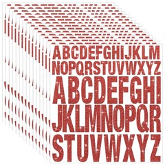 15 Sheets Letter Stickers 780 Pcs Glitter Capital Letters Large Red