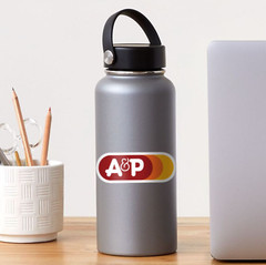 A&P Supermarkets Logo Sticker (Reproduction)