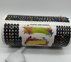 WHOLE ROLL Creative Name Banners Scrapbook Stickers NRN Designs 1999 100 Sheets