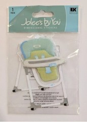 RARE Jolee’s Baby Boy High Chair Highchair Scrapbooking Sticker