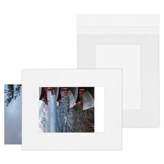 Mat Board Center, 25 Pack Pre-Assembled Photo Mat Kits 8×10 for 5×7 Pictures,…