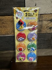 Vintage Mr Men Little Miss 3d Bubble Sticker Set 2008 Roger Hargreaves New