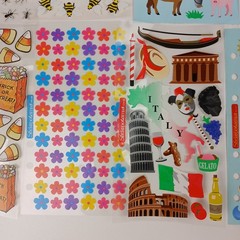 Sticko & Stickopotamus Stickers Binder Sticker Mixed Lot Of 12 Complete Sheets