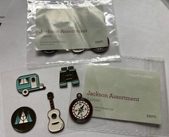 Close to My Heart Embellishments- Jackson Assortment-camping 2pks 10 Total