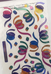 EK SUCCESS Stickopotomus CONFETTI Metallic Stickers – 39 pcs