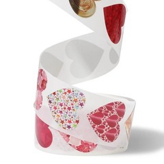 Red Heart Valentine Stickers – 1 Inch Self-Adhesive Love Labels for Gifts ETC