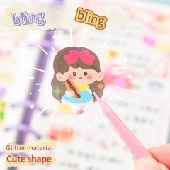 200pcs Cute Kawaii Stickers Set for Kids Scrapbook Journal Diary Decor