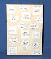 Anna Griffin Mini Sentiments Sticker Everyday & Holiday 288 pc Themed Sentiments