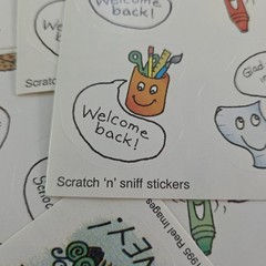Large Lot Of Assorted Stickers Vintage Modern Scrapbooking Animals Smiley School