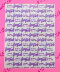 Vintage Lisa Frank Cats & Kittens Easter Stickers