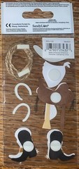 Keepsake Essentials 3D Cowboy Hat Saddle Boot Horse Shoe Rope Scrapbook Stickers