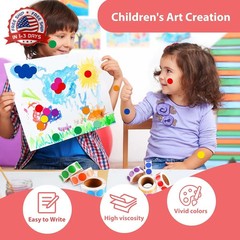 5000 PCS 3/4″ Colored Dot Stickers – 10 Bright Colors Removable Color Coding Lab