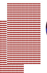 CraftbuddyUS 750pc x 3mm RED (30 stripes) Stick On Round Rhinestone Gems,DIY