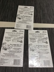 Forget Me Not American Greetings NIP Unopened Winter Stickers 3 Packs Vtg