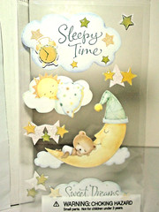 Creative Touch Stickers Lot Baby First Year & Sleepytime Layered 1 Sheet Ea