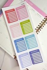 Yoga, Exercise, Health, Healthy:Handmake Erin Condren Planner Sticker