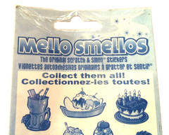 Vintage Mello Smellos Popcorn Scented Scratch & Sniff Smelly Stickers NOS SEALED
