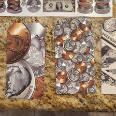Creative Imaginations Money Theme Scrapbooking Stickers Multicolor