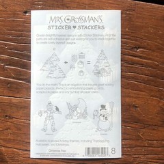 5 sheets Mrs Grossmans Christmas Tree Stickers Stackers Presents Gifts Bags