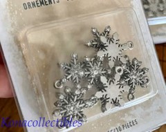 2021 Idea-Ology Tim Holtz Adornments Snowflakes New! 10pcs Gems th94200