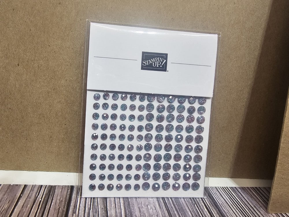 Stampin’ UP! TWO-TONE SPARKLE GEMS NEW PACKAGE OF 180 4MM 5MM