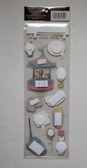 Amusement Park Rides Games Food Scrapbooking Stickers By Recollections RARE