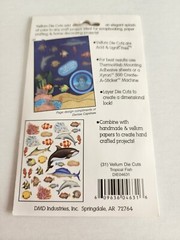 Paper Reflections 31 Vellum Die Cuts “Tropical Fish” Ocean Beach Retired New #23